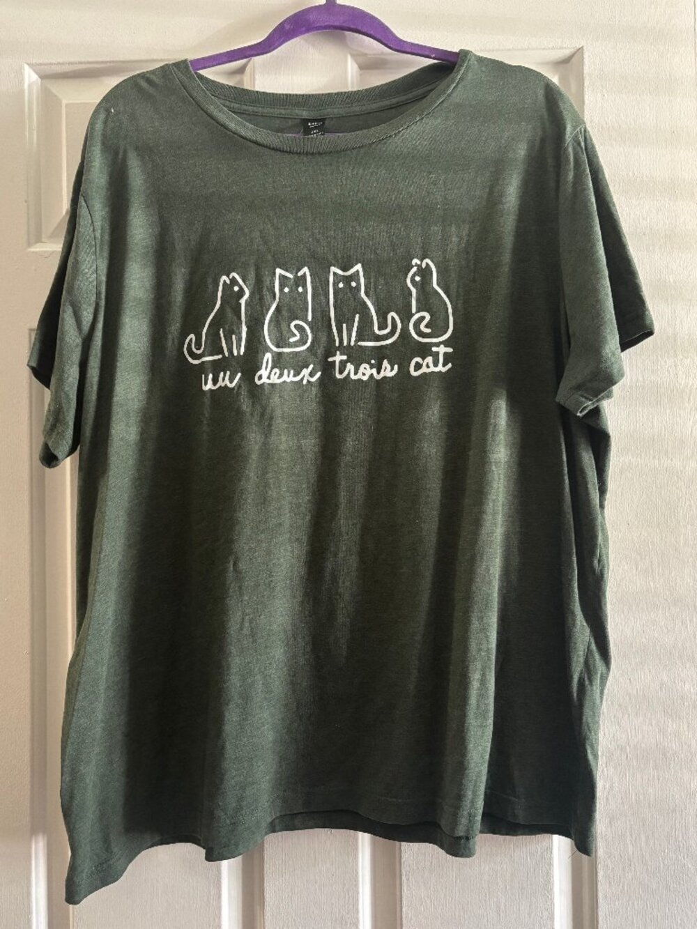 French Cat Joke T-Shirt from Shein Curve